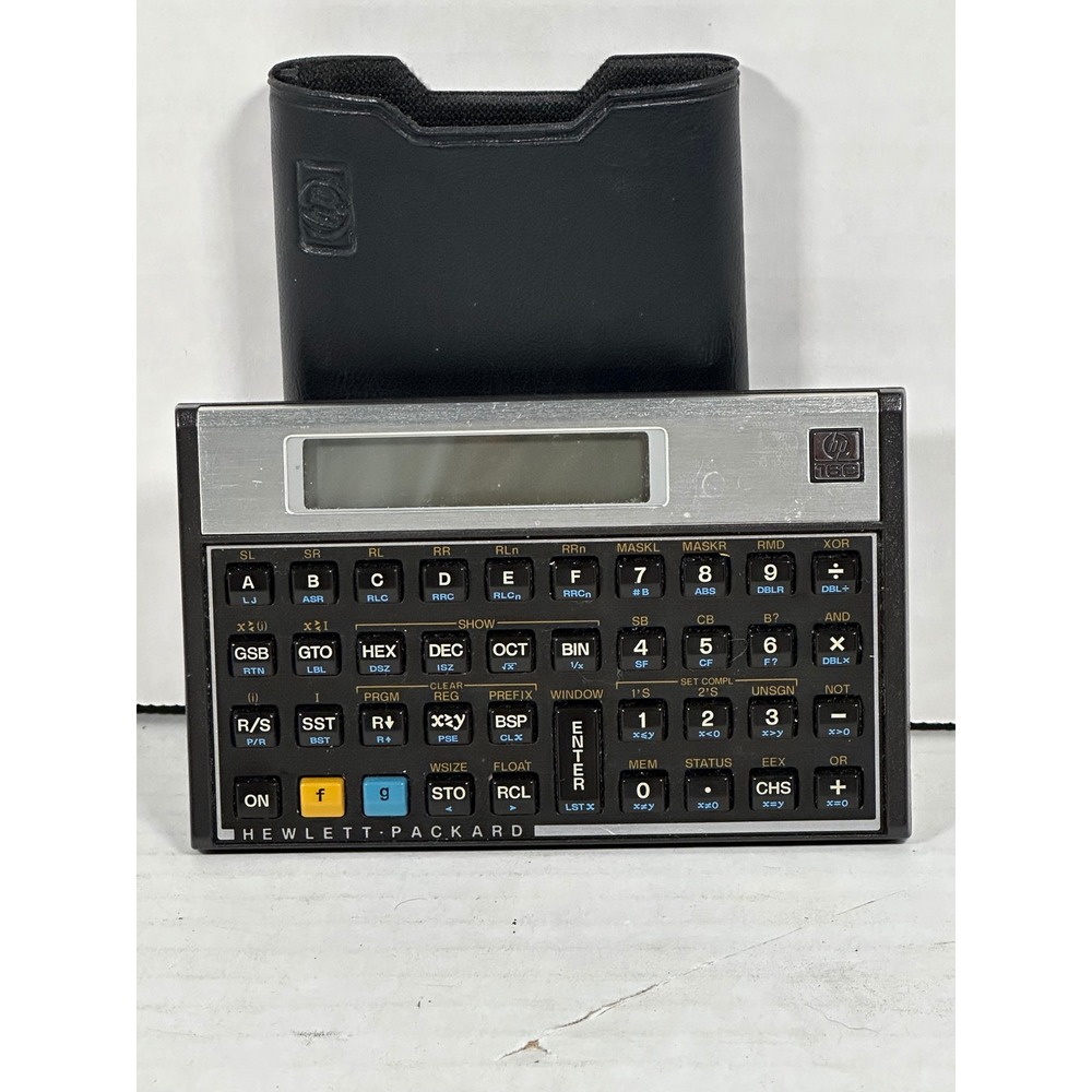 Hewlett Packard HP-16C Computer Scientist Programmable Calculator with Case